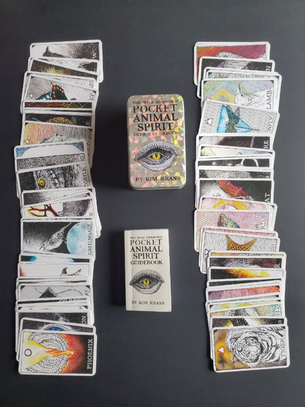 Animal Spirit Tarot Deck & Guidebook - Comes in Metal Iridenscent Tin